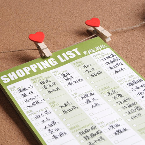 趁早表单系列SHOPPING LIST购物清单 培养良性的理财和消费习惯 商品图2