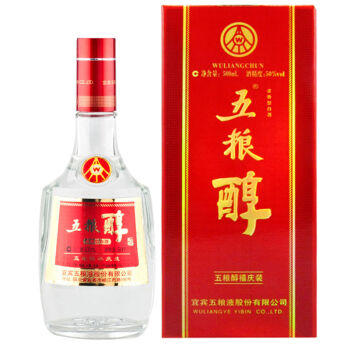50度禧庆装五粮醇500ml+玛皮卡庄园红葡萄酒750ml 两瓶装 商品图1