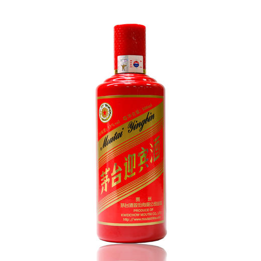 53度迎宾酒（中国红）500ml 单瓶 商品图2
