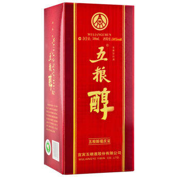 50度禧庆装五粮醇500ml+玛皮卡庄园红葡萄酒750ml 两瓶装 商品图3