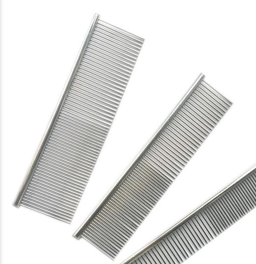 美容师专用排梳 梳子 电镀排梳 美容梳 大小号 商品图0