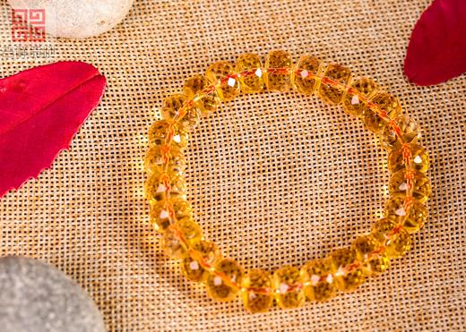 吉祥天地    天然黄水晶手链 商品图1