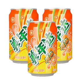 330ml*24罐听美年达橙味