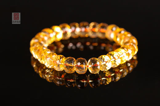 吉祥天地    天然黄水晶手链 商品图0