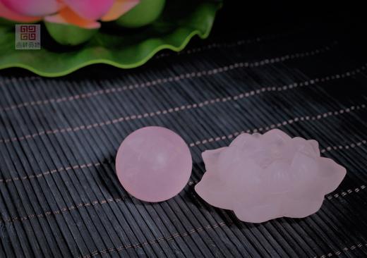 吉祥天地  粉水晶球/粉水晶莲花/粉水晶手链 商品图2
