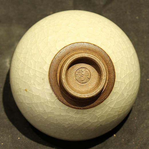 台湾洪琦轩冰裂纹大肚杯 商品图1