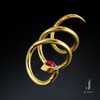 J珠宝 18K 蛇形红宝石戒指 商品缩略图1