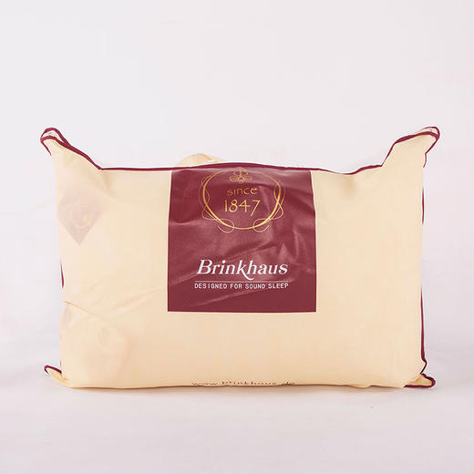 德国百年品牌Brinkhaus鹅绒枕枕头 宽50*长75CM 舒适型一对装 商品图1