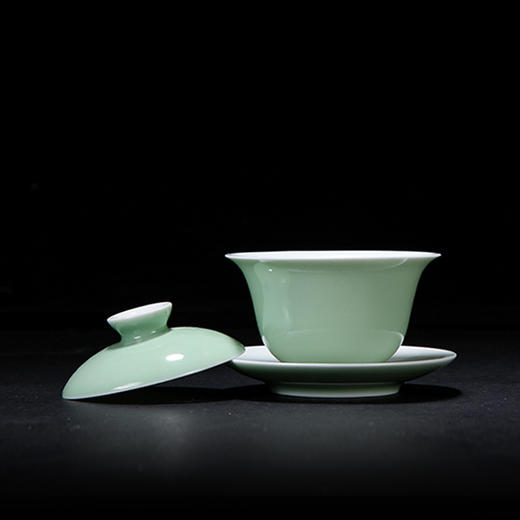 宝瓷林-七彩天成茶具盖碗套装景德镇高温颜色釉礼盒装包邮 商品图1