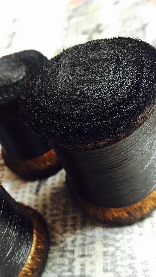 【拓片工具】粗矮型棕老虎篆刻印章拓边款、金石砖拓用棕刷 T009 商品图5