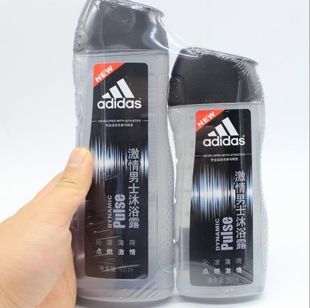 【男士沐浴露】adidas男士沐浴露套装 冰点/激情400ml+250ml 商品图2