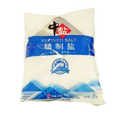 【批发】中盐加典盐400g/袋（50包/袋）