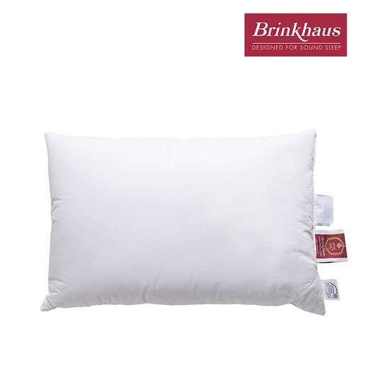 德国百年品牌Brinkhaus鹅绒枕枕头 宽50*长75CM 舒适型一对装 商品图0