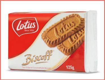 【零食】*lotus比利时和情焦糖饼干 比利时进口休闲饼干125g/包 商品图2