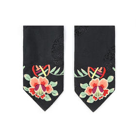 杨丽萍老师同款 | 扶桑织锦绣花半指手套