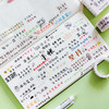 三年二班 创意网红文字胶带学生和纸胶带个性diy手帐日记相册贴纸 商品缩略图3