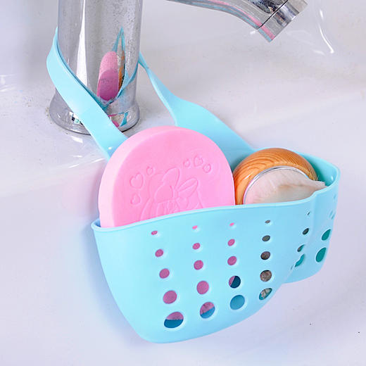 【可调节沥水篮2个装】厨房水槽挂式沥水篮 干净耐用通风 商品图1