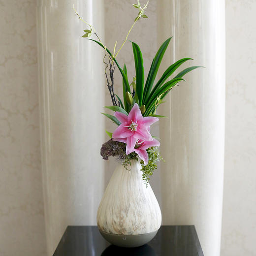 混搭轻奢风格 仿真花假花套装 花瓶摆件 客厅酒店花艺装饰 商品图4