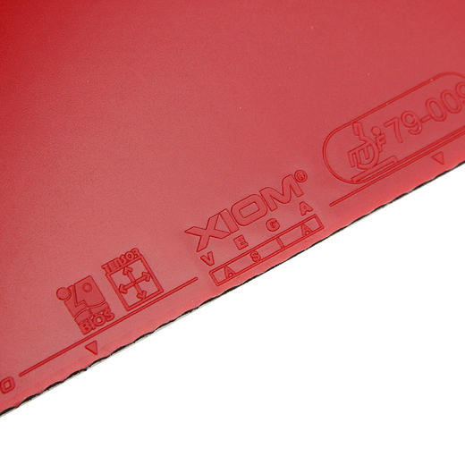 骄猛XIOM VEGA ASIA唯佳速度 红V 79-009 涩性反胶乒乓球套胶 商品图2