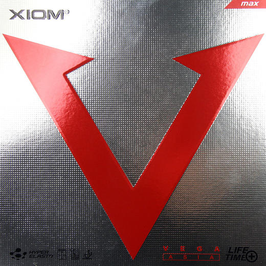 骄猛XIOM VEGA ASIA唯佳速度 红V 79-009 涩性反胶乒乓球套胶 商品图0