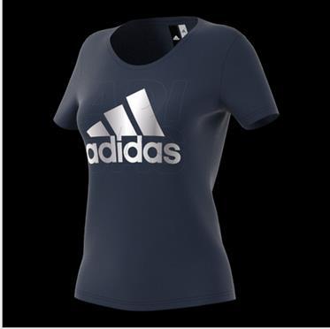 【adidas】阿迪达斯羽毛球服女款上衣T恤吸汗速干休闲运动服 商品图1