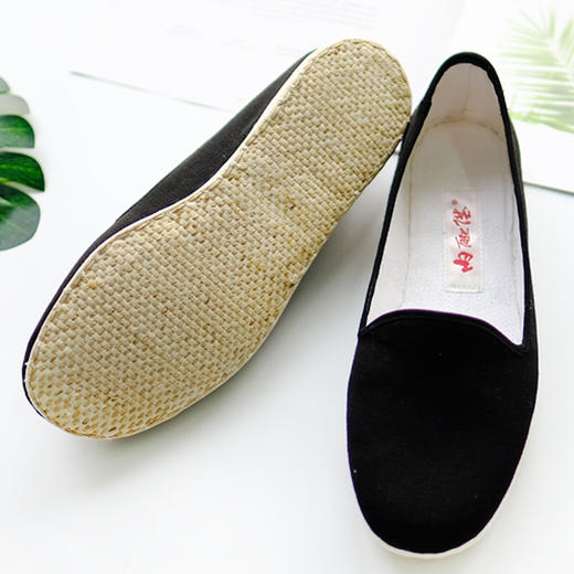 内联升女鞋手工单鞋千层底加密礼月舌8211A-FA 商品图1