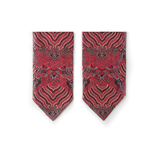 自然系列——邀月织锦提花半指手套 商品图4