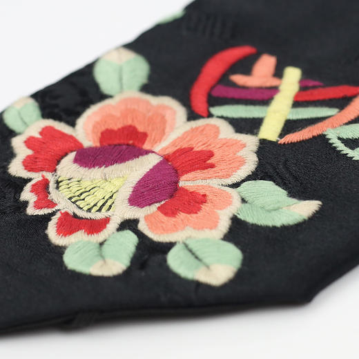 杨丽萍老师同款 | 扶桑织锦绣花半指手套 商品图4