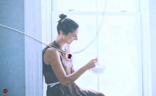 小而美｜白金红宝石锁骨链 商品图6