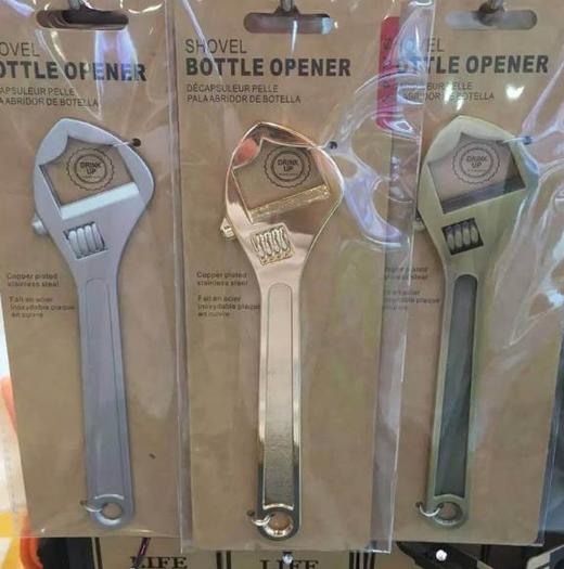 【居家日用】创意扳手形状啤酒开瓶器 五金工具造型啤酒开 酒吧餐馆 商品图3