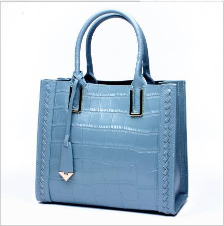 【服饰鞋包】。头层牛皮女士手提包简约时尚 单肩斜挎包 商品图1