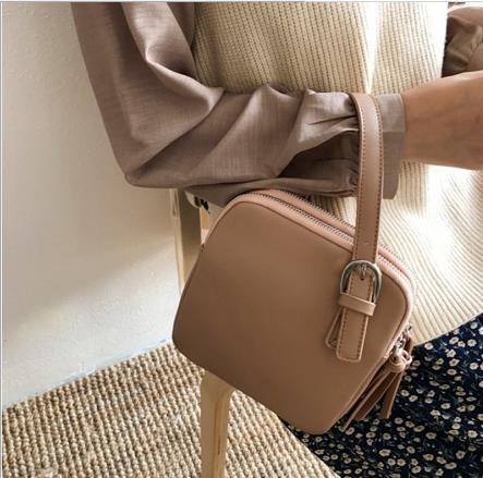【服饰鞋包】。东大门复古小方包ins复古百搭单肩斜挎包 商品图3
