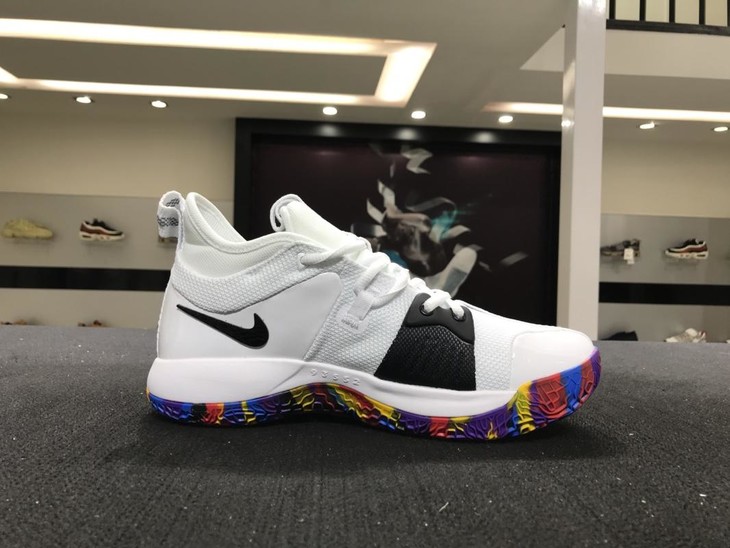 耐克nikepg2ncaa彩虹底实战篮球鞋aj5164100