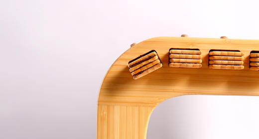 有弹性竹条椅子创意现代简约家用北欧餐椅组装茶室阳台休闲椅 商品图4
