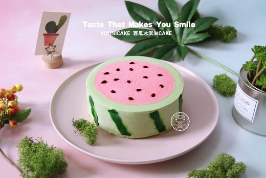 西瓜冰淇淋cake(必须-18°c保存)【柳州】 - 甜富熊蛋糕旗舰店