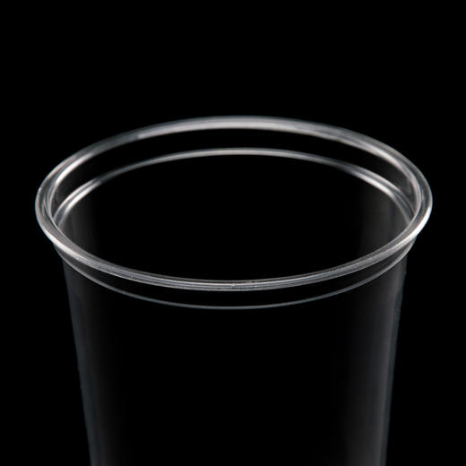 喇叭花PET一次性奶茶杯胖胖杯U型杯透明塑料冷饮料果汁杯带盖100套 商品图4