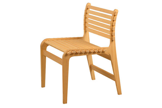 有弹性竹条椅子创意现代简约家用北欧餐椅组装茶室阳台休闲椅 商品图0