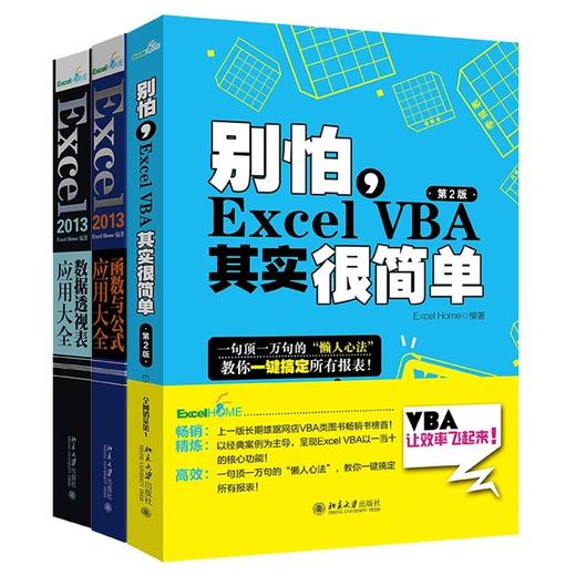 Excel三大神器：函数与公式+数据透视表+VBA其实很简单（套装共3册） 商品图0