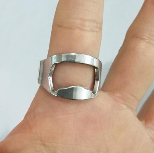 创意不锈钢戒指指环易拉环手指碑酒开瓶器起子 汽水饮料起酒器具