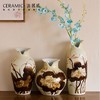 【家居摆件】景德镇陶瓷花瓶三套件纯手绘创意家居摆件 商品缩略图1