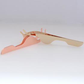 【美妆工具】假睫毛辅助器 睫毛夹 烫睫毛辅助器 金色夹子美妆工具