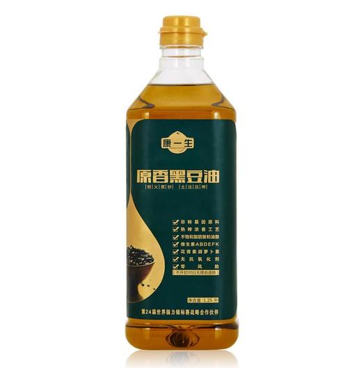 【食品酒水】黑豆油非转基因食用油东北特产青仁黑豆调味油 商品图2