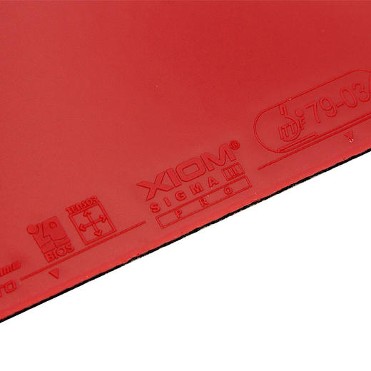 XIOM骄猛西格玛2乒乓球胶皮希格玛2专业版PRO 79-034专业正手用涩性反胶乒乓球套胶 商品图2