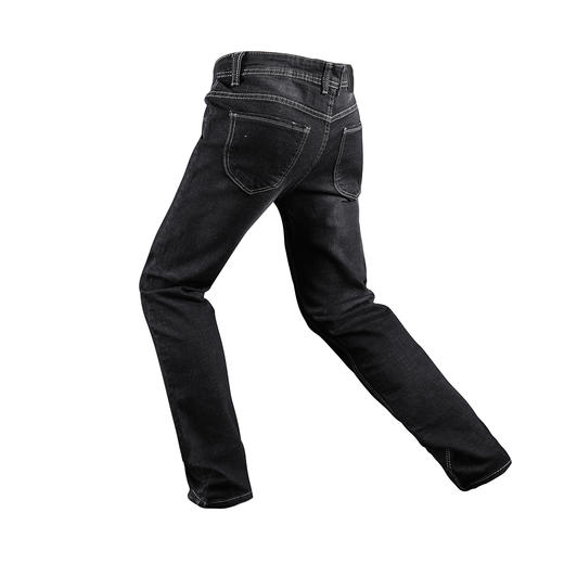 【弹力有型】修身极简明线牛仔裤 商品图3