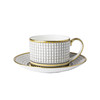 英国皇家瓷器-原点系列玛瑙黑-茶杯碟组合 商品缩略图1