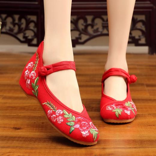 LN 七连花内增高民族风百搭休闲绣花鞋 商品图3