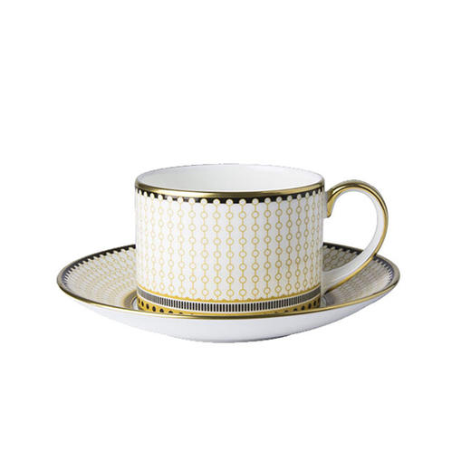 英国皇家瓷器-原点系列赭石黄-茶杯碟组合 商品图1