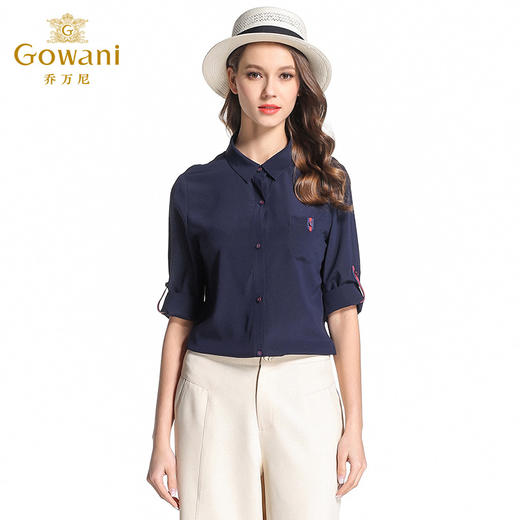 乔万尼夏季上衣桑蚕丝真丝衬衫eb2c832601