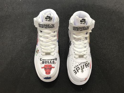 耐克supreme x nba x nike air force af1三方联名空军一号高帮休闲