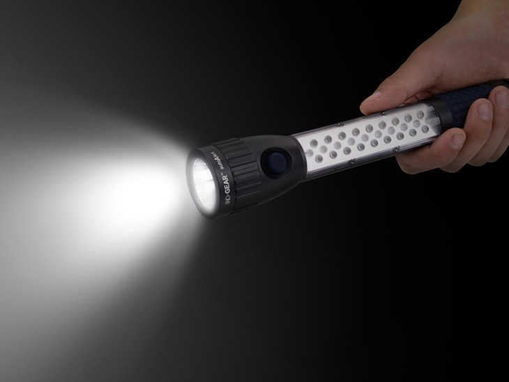 ingear autoalert四合一汽车安全手电筒 应急警示灯手电筒蓝灰色